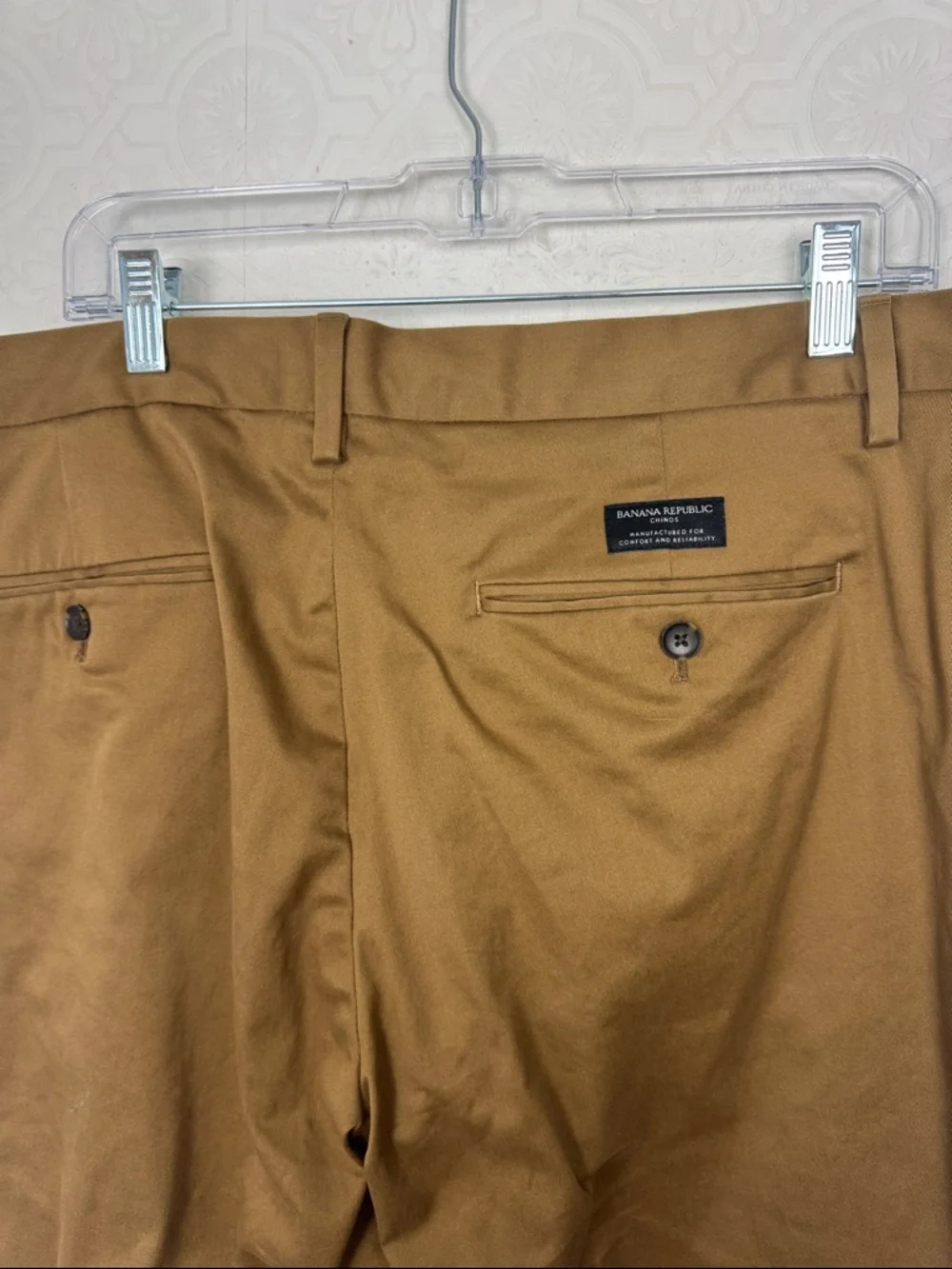 Banana Republic‎ Aiden Slim Fit Chinos Men’s 36x30 Brown Stretch Cotton Pants